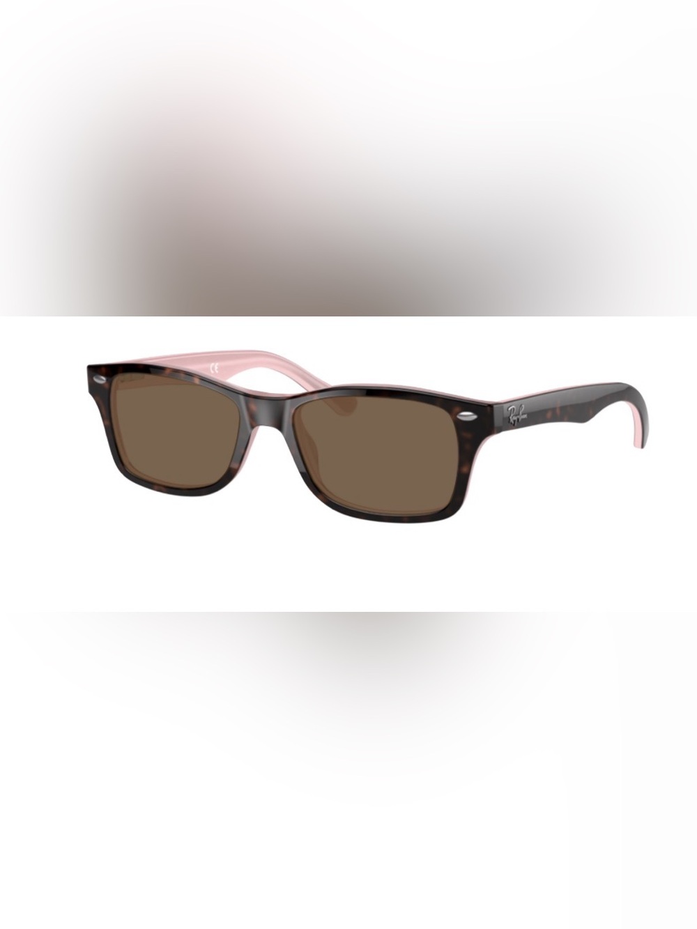 Ray-Ban Junior RB1531 3580 Prescription Eyeglasses Pink Black 48-16-130